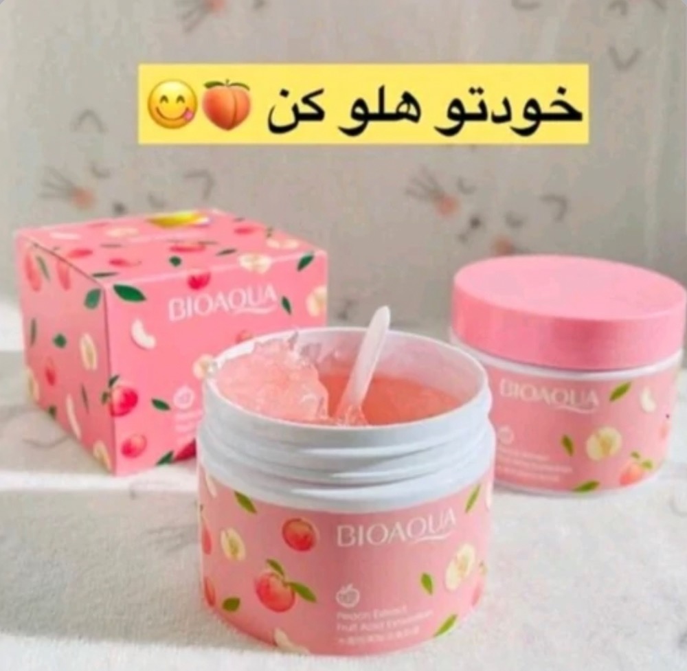 ژل لایه بردار هلو بیو_آگوا